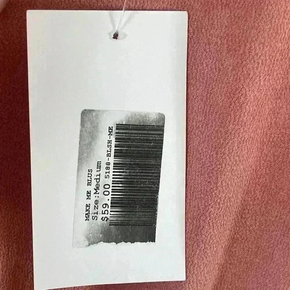 Le Lis Make Me Blush Jumpsuit Pockets Stretch Waist Tank Women's Medium - Picture 6 of 12